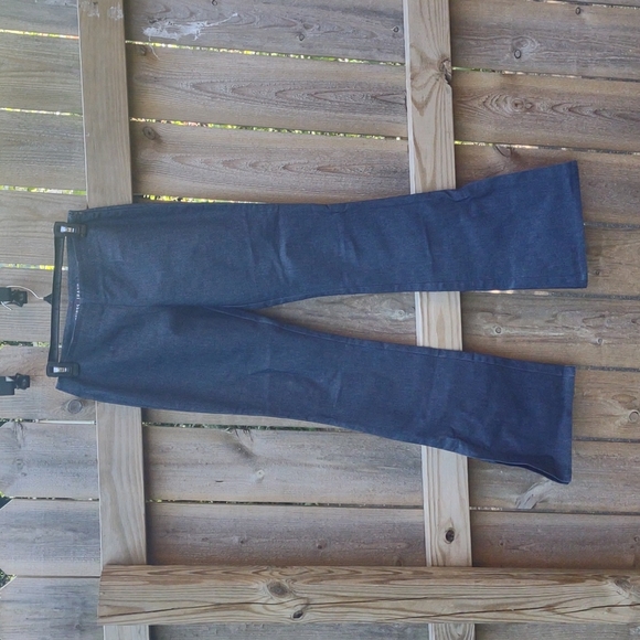 🏵️ Guess Vintage Y2K Split Hem Flare Jeans - Picture 1 of 10